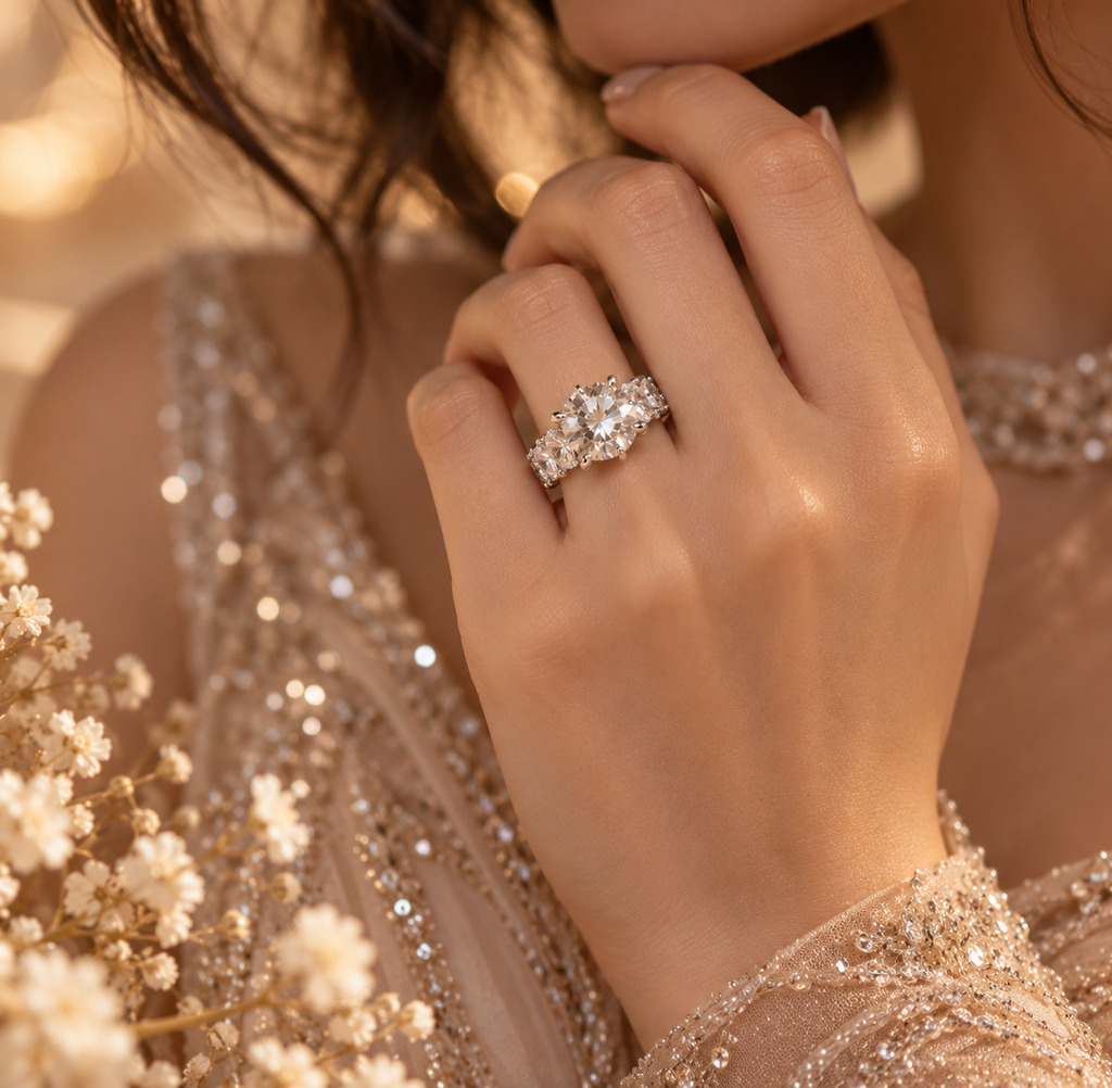 Aurora Royale Moissanite Ring