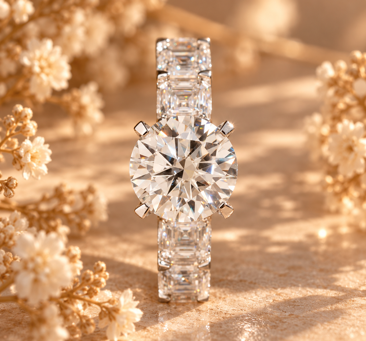 Aurora Royale Moissanite Ring