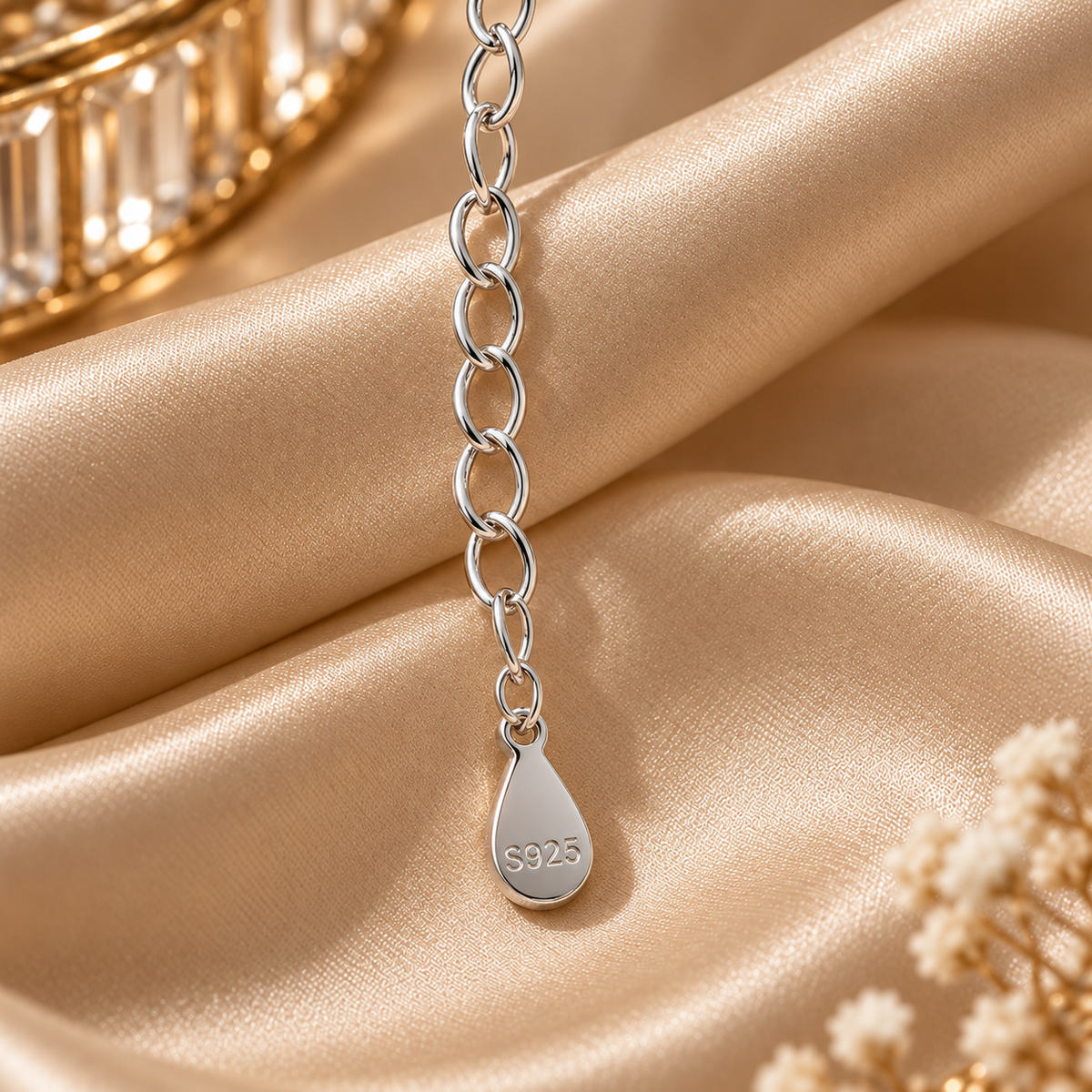 Blossom Solitaire Moissanite Pendant