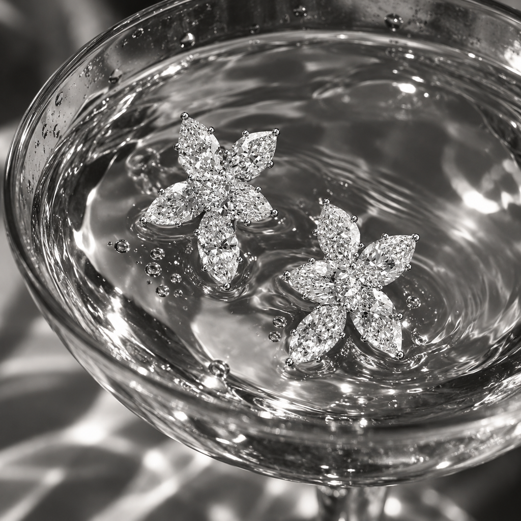 Flora Moissanite Earrings