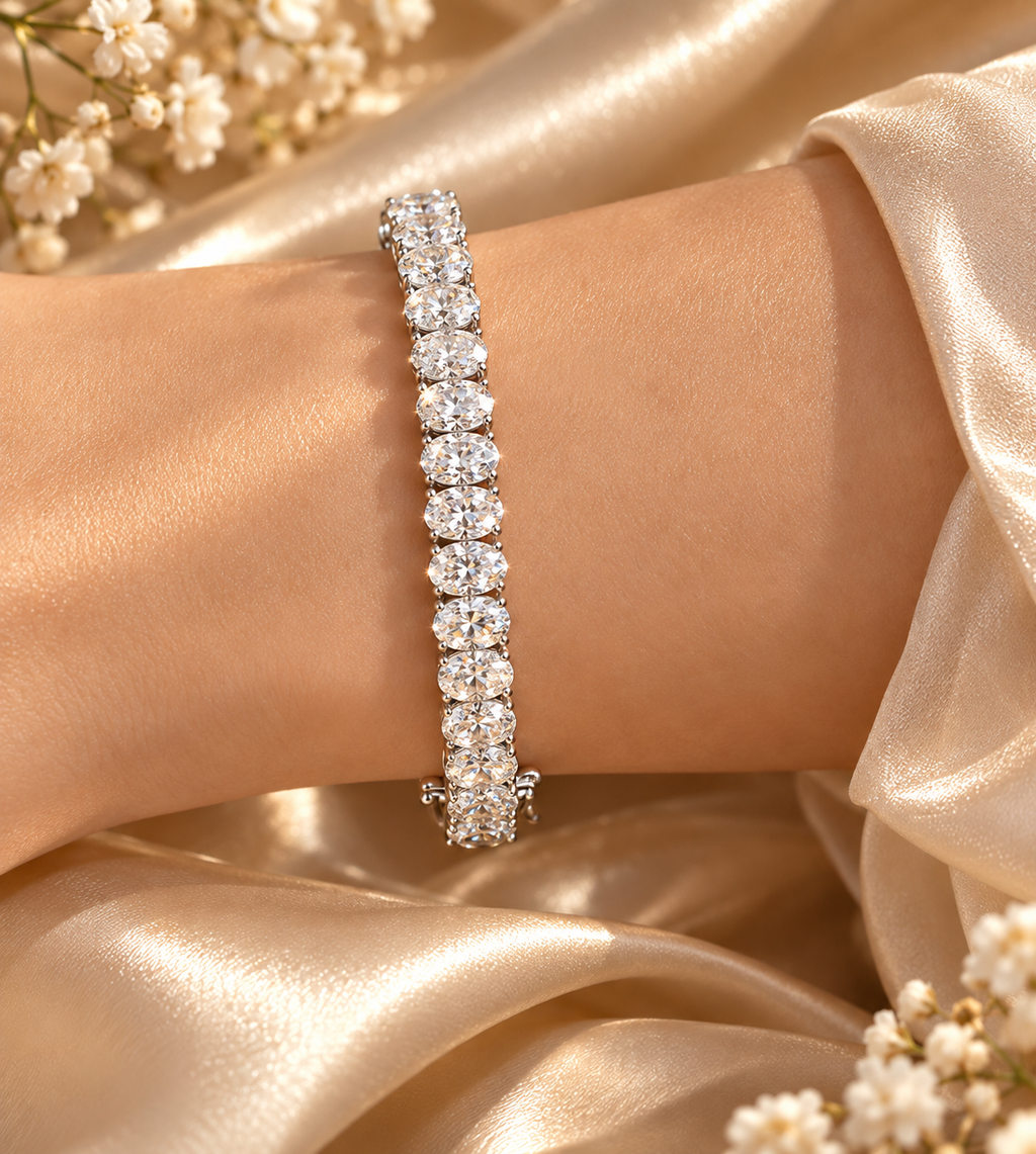 Oval Tennis Bracelet