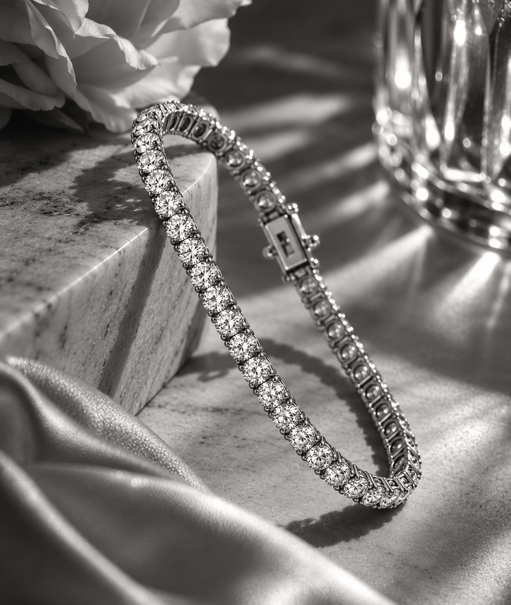 Gold 3mm Tennis Bracelet