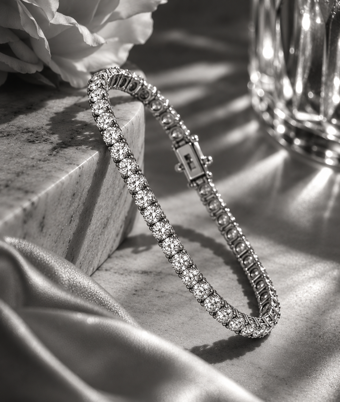 Gold 3mm Tennis Bracelet