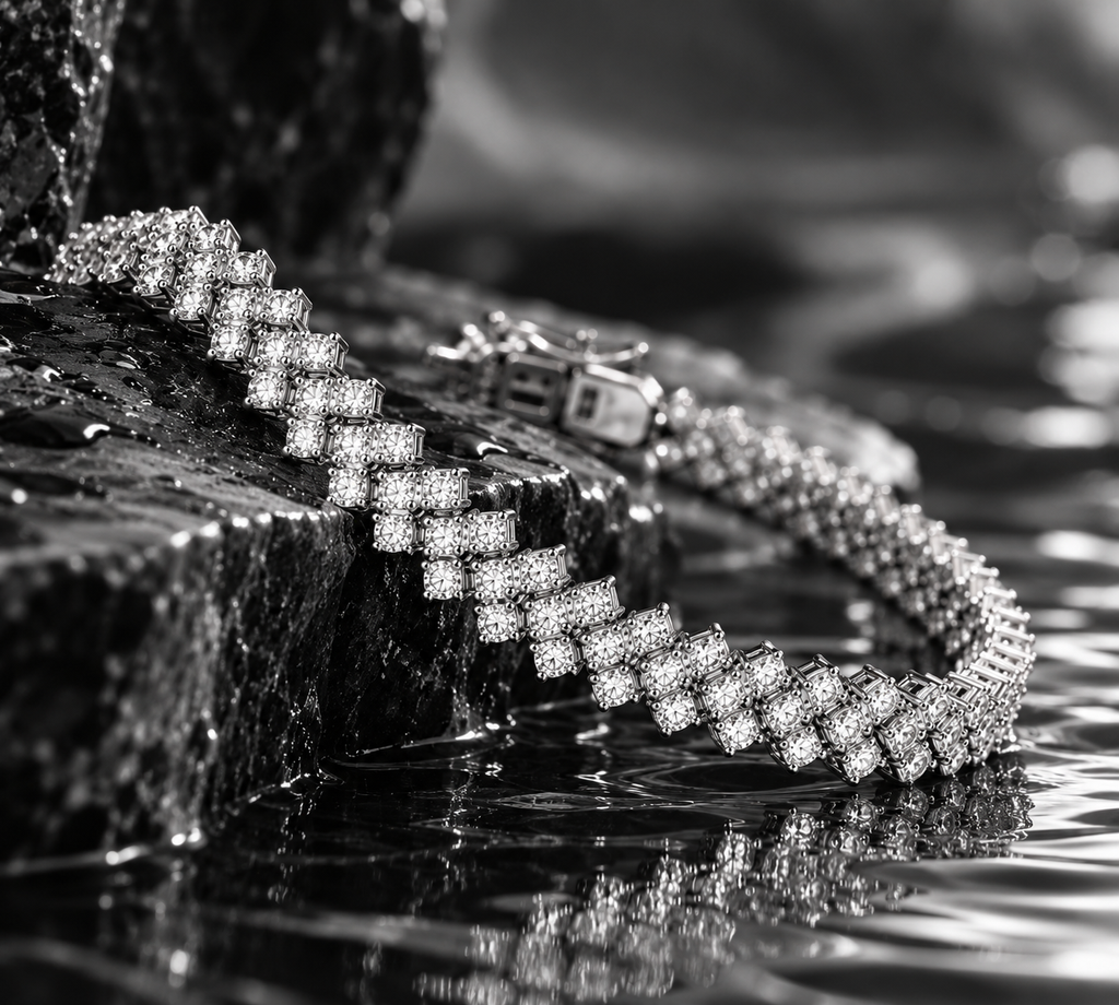 Heart Tennis Bracelet