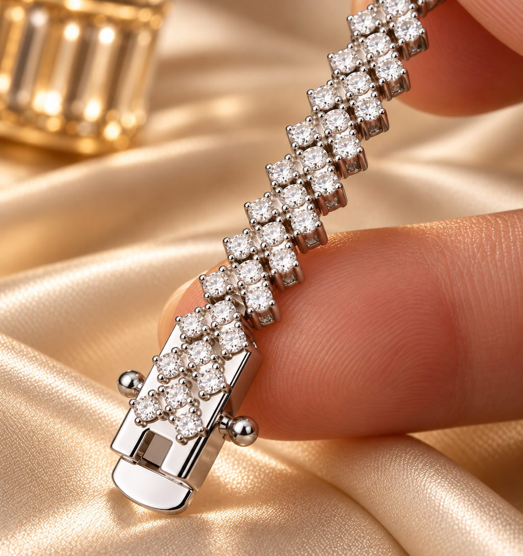 Heart Tennis Bracelet