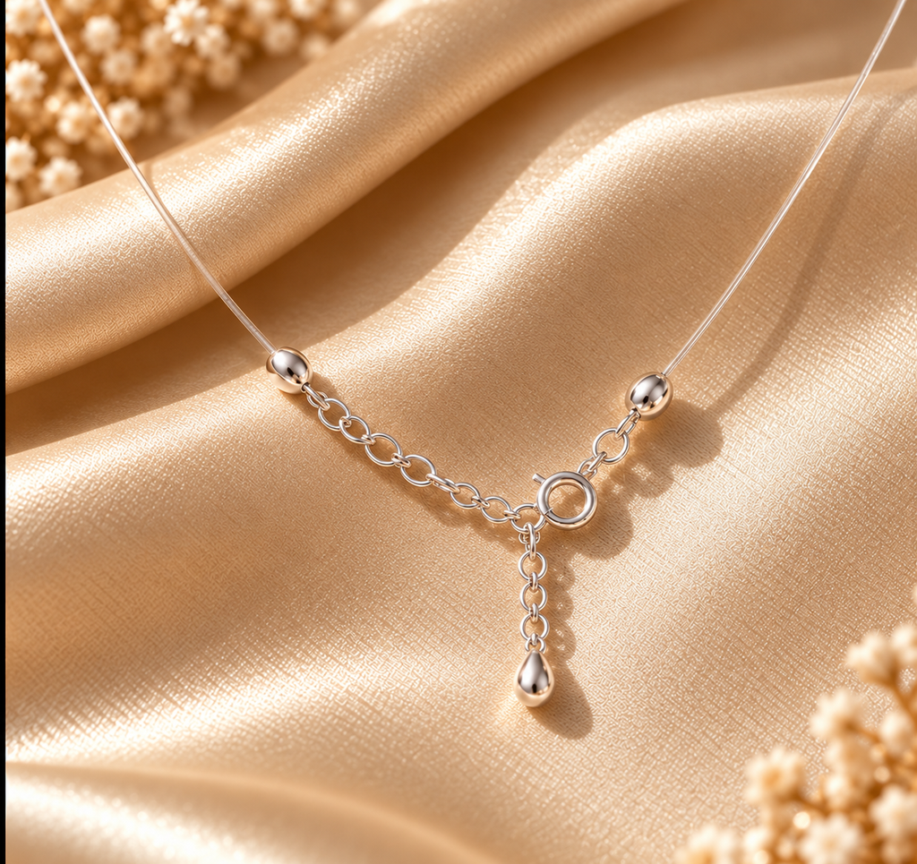 Luma Solitaire Moissanite Necklace