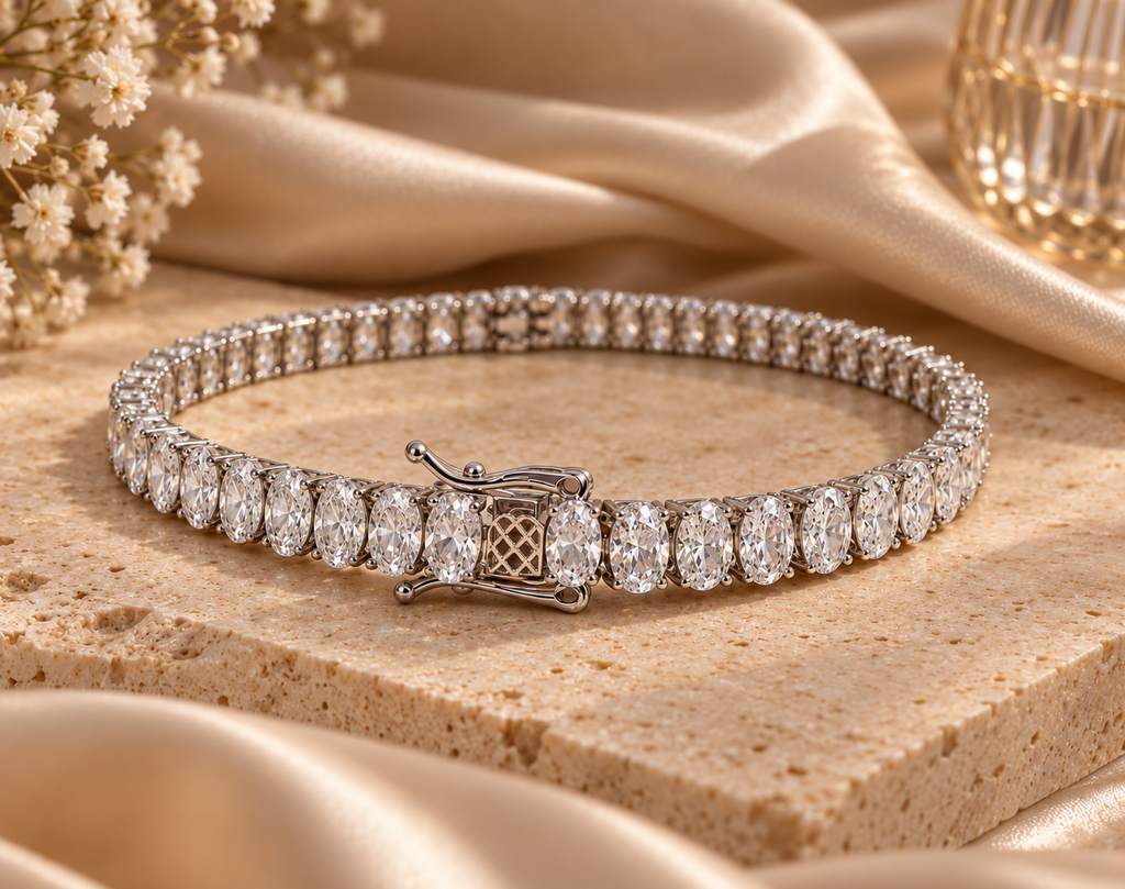 Oval Tennis Bracelet