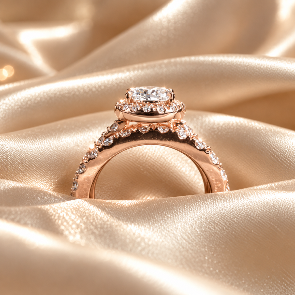 Noor Pear-Cut Moissanite Ring Set