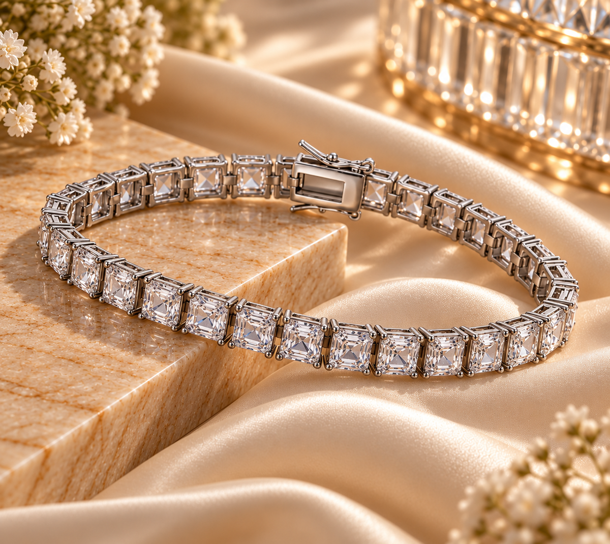 Princess Cut Tennis Bracelet – 3mm