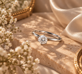 Timeless Solitaire Moissanite Ring