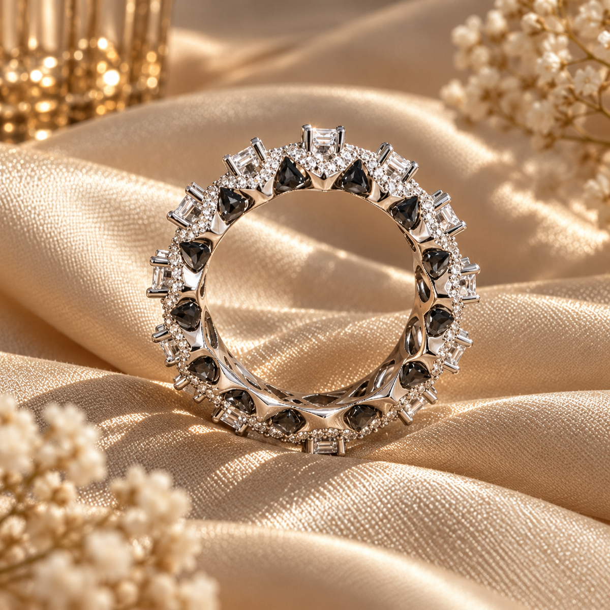 Royal Moissanite Eternity Ring
