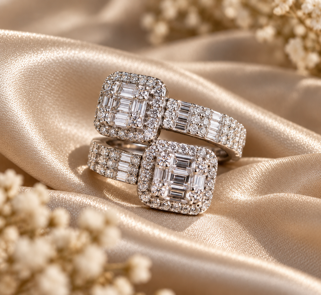 Royale Duo Moissanite Ring