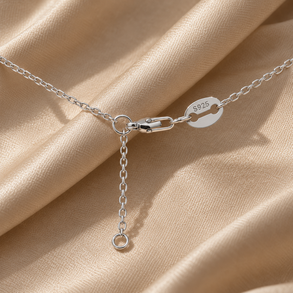 Sapphire Love Heart-Cut Necklace