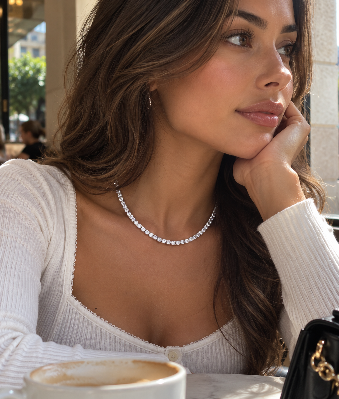 Tennis Necklace 3 mm