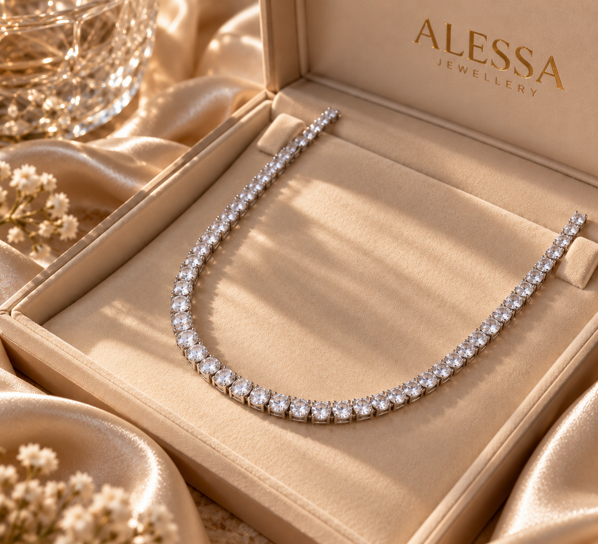 Tennis Necklace 3 mm